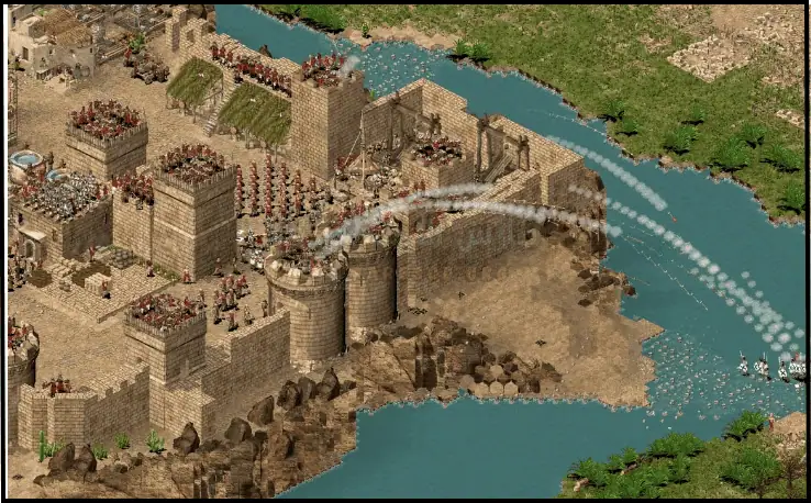 تحميل لعبة صلاح الدين للكمبيوتر Stronghold 1 & 2 & 3 مجانًا