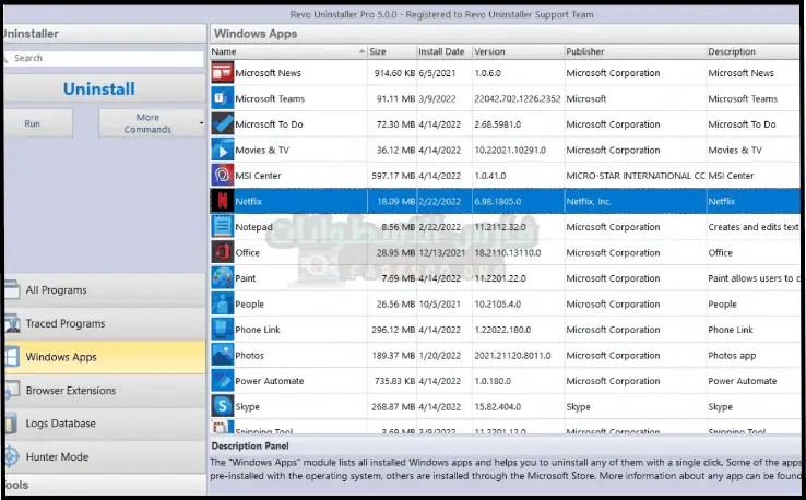 برنامج ريفو انستولر Revo Uninstaller Pro للكمبيوتر مفعل كامل مجاناً