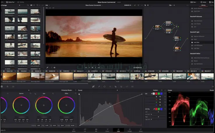 تحميل برنامج دافينشي ريزولف DaVinci Resolve للكمبيوتر مجاناً