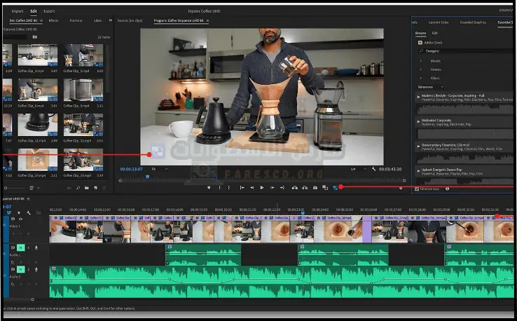 تحميل برنامج ادوبي بريمير برو 2022 للكمبيوتر كامل مجاناً